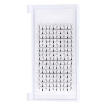7D Short Stem Premade Fans Lashes Eyelash Extension Trays